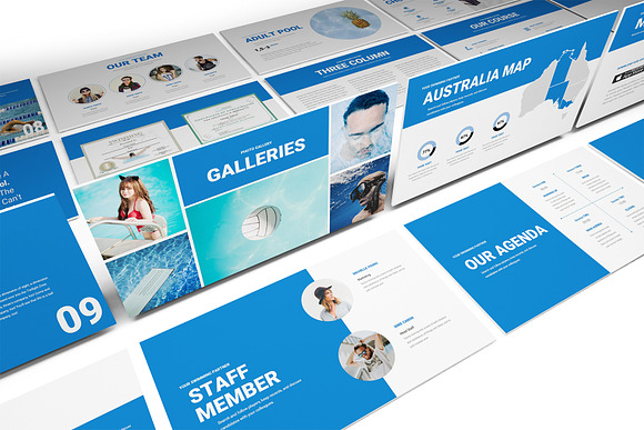 Swimming Powerpoint Template in PowerPoint Templates - product preview 6