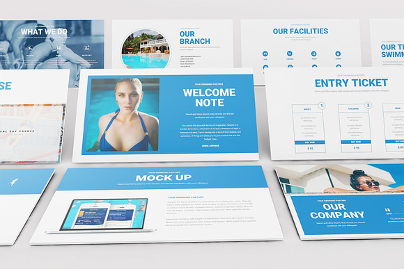 Swimming Powerpoint Template in PowerPoint Templates - product preview 8