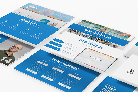 Swimming Keynote Template in Keynote Templates - product preview 9
