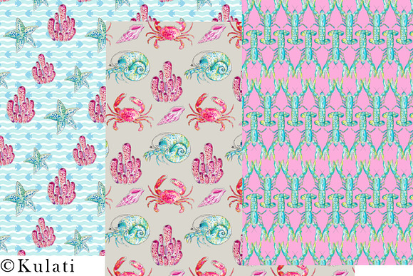 Nautical / Shell Digital Patterns in Patterns - product preview 1