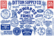Howards Font Family + Extras
