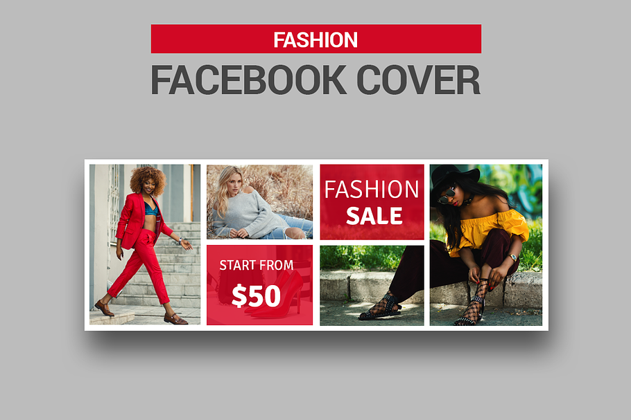 Fashion Facebook Cover in Facebook Templates - product preview 8
