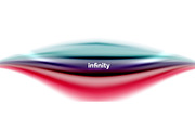 Flowing fluid colors vector, blurred colorful 3d gel shape on white