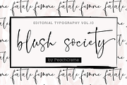 Blush Society // Editorial Vol.10