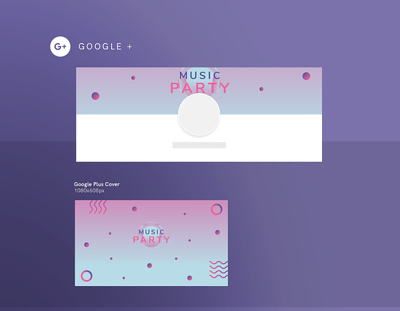 Social Media Pack | Pink Music Party in Social Media Templates - product preview 1