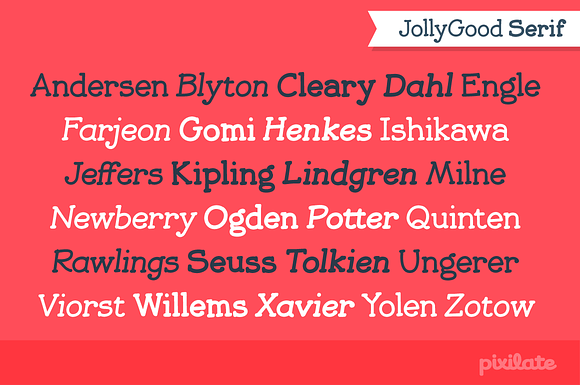 JollyGood Serif Essentials in Display Fonts - product preview 2