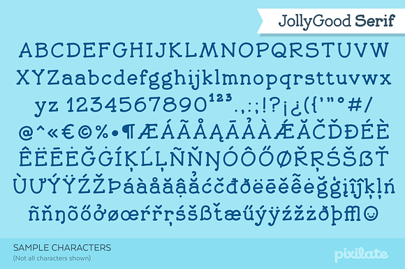 JollyGood Serif Essentials in Display Fonts - product preview 3