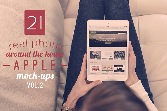 21 Around The House Mock-ups Vol.2 in Mobile & Web Mockups - product preview 4