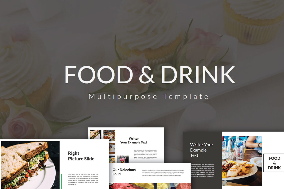 Food & Drink Multipurpose Powerpoint in PowerPoint Templates - product preview 8