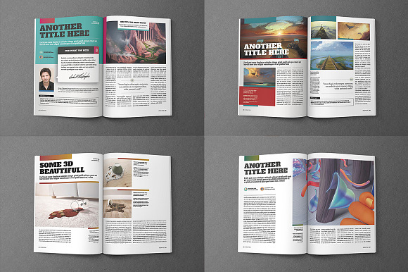 Magazine Bundle 6 in Magazine Templates - product preview 1