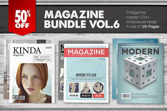 Magazine Bundle 6 in Magazine Templates - product preview 2