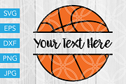 Basketball SVG Custom Text Cut File