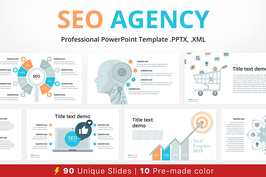 SEO Agency for PowerPoint in PowerPoint Templates - product preview 8
