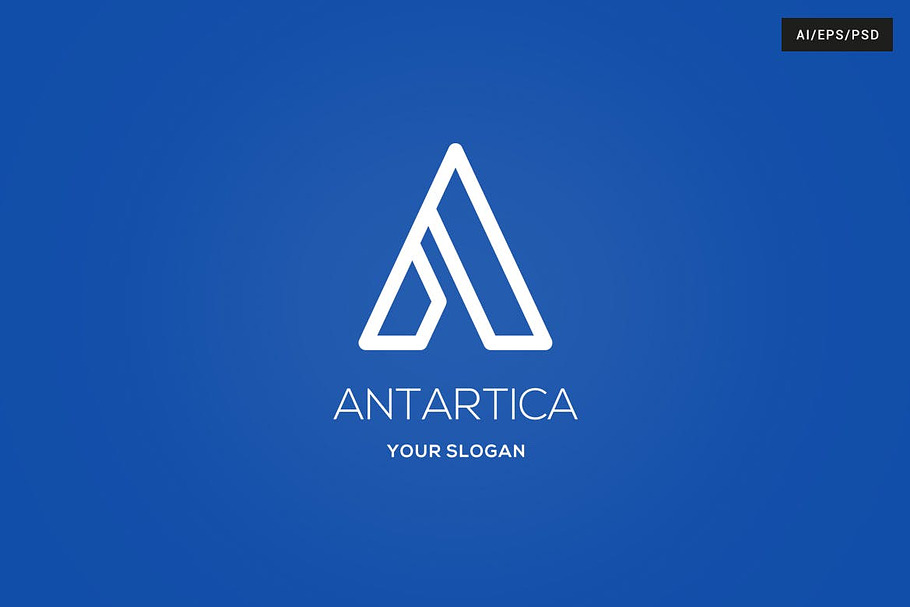 Antartica Letter A Logo