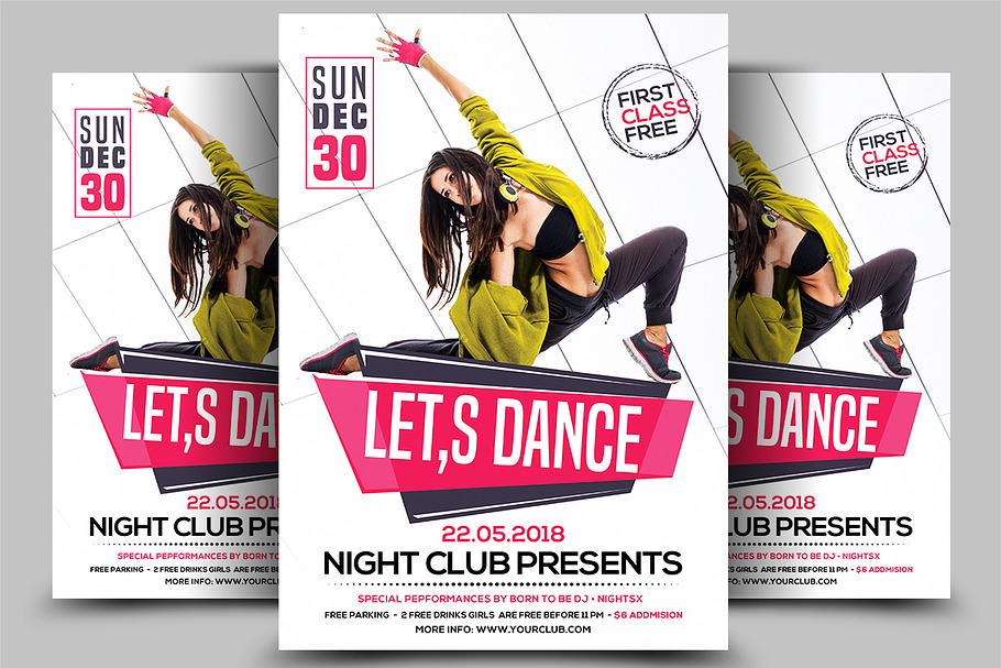 Dance Flyer in Flyer Templates - product preview 8