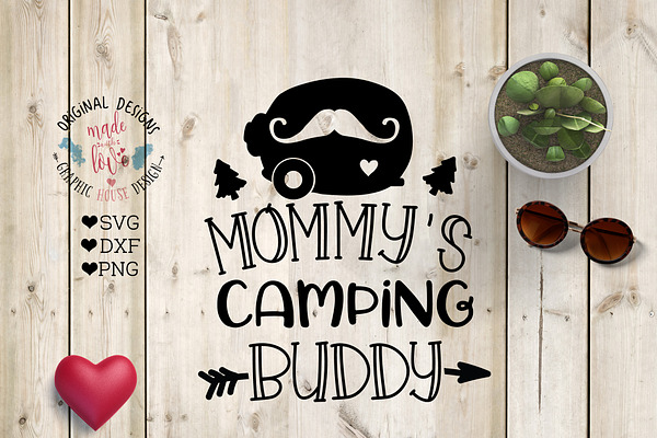 Mommy's Camping Buddy Cut File