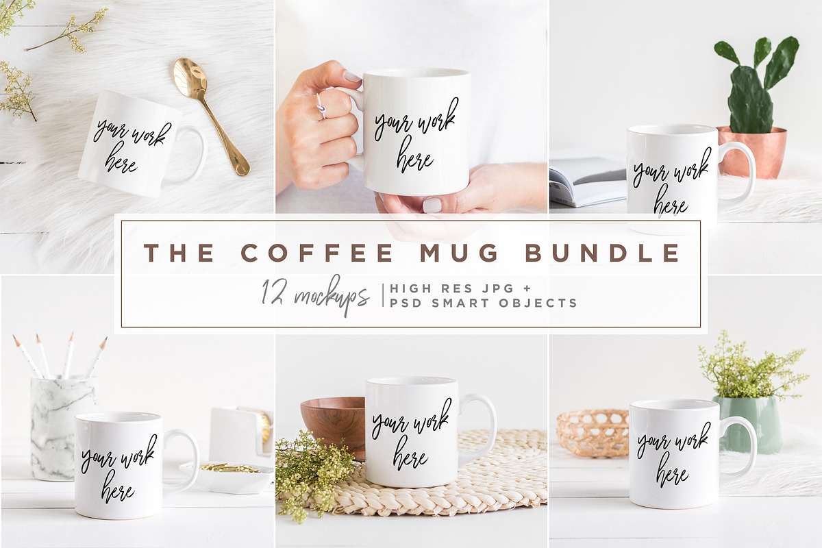 The Coffee Mug Bundle - 12 Mockups in Product Mockups - product preview 8