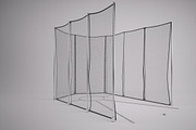 Track & Field Discus Throw Cage