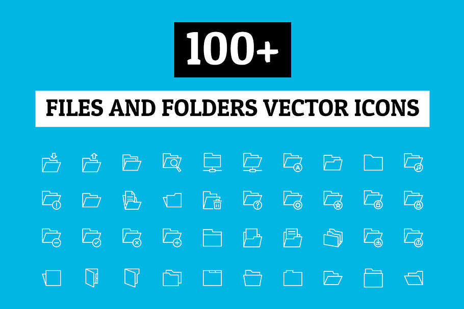 100+ Files and Folders Icon