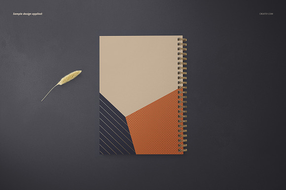 A5 Spiral Notebook Mockup Set in Print Mockups - product preview 7