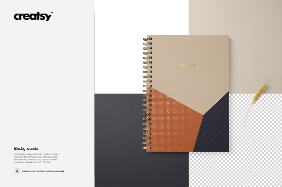 A5 Spiral Notebook Mockup Set in Print Mockups - product preview 11