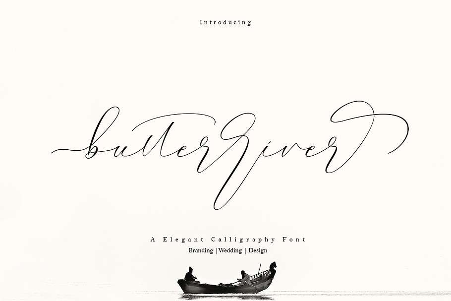 Butterriver in Professional Fonts - product preview 8