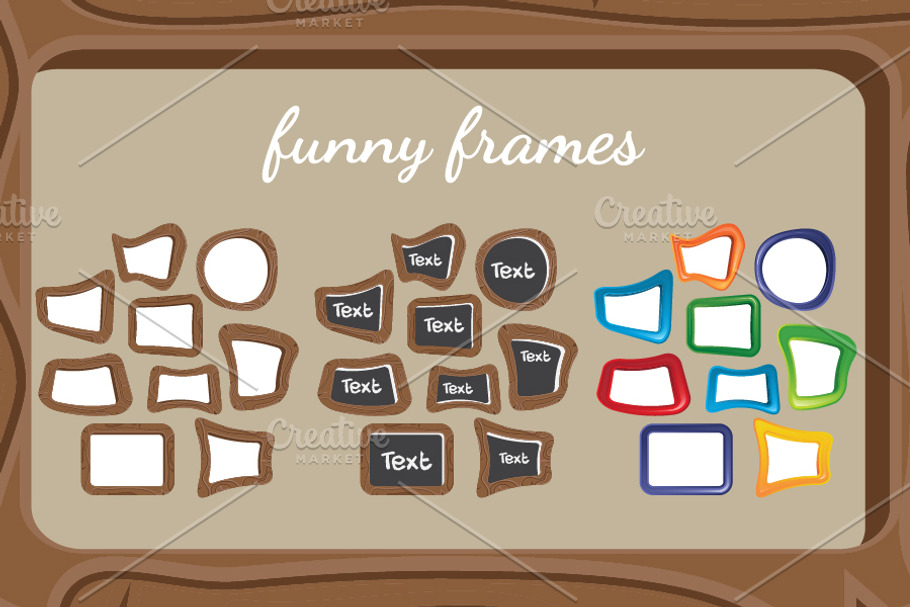 funny frames in Illustrations - product preview 8
