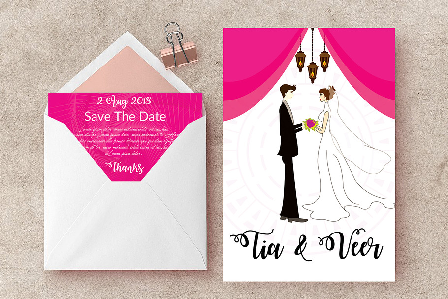 Save The Date Invitation Templates in Wedding Templates - product preview 8