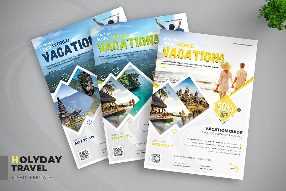 Travel & Vacation Flyer in Flyer Templates - product preview 8
