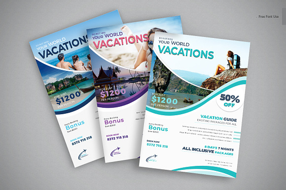 Travel & Tour Flyer in Flyer Templates - product preview 4