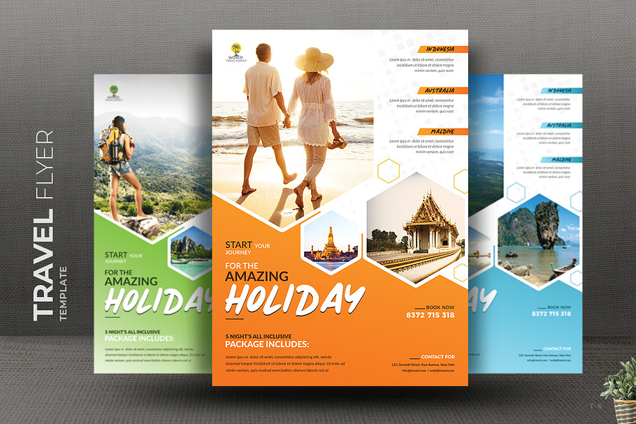 Holiday Travel Flyer in Flyer Templates - product preview 8