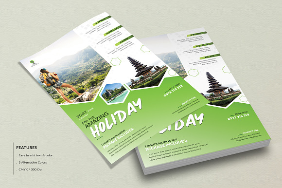 Holiday Travel Flyer in Flyer Templates - product preview 1