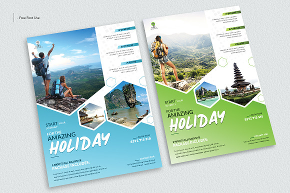 Holiday Travel Flyer in Flyer Templates - product preview 2
