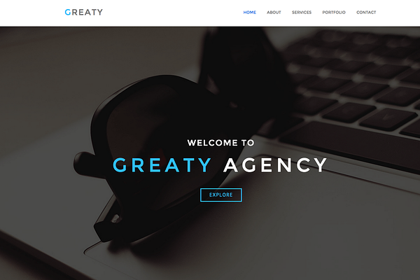 GREATY - One Page HTML Template