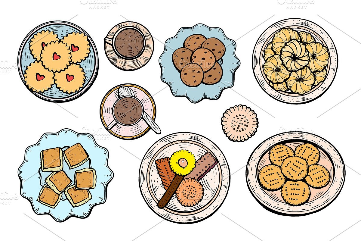 Oriental sweets vector in Illustrations - product preview 8