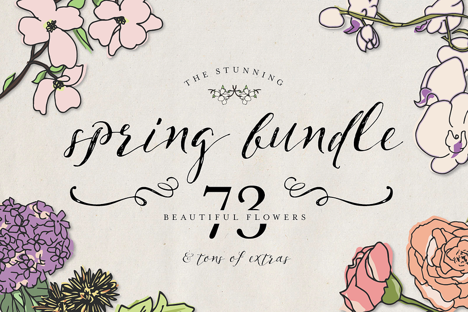 Spring Bundle in Illustrations - product preview 8