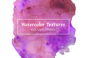 Purple Watercolor Textures Volume 3