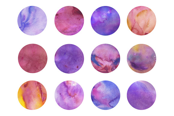 Purple Watercolor Textures Volume 3 in Textures - product preview 1
