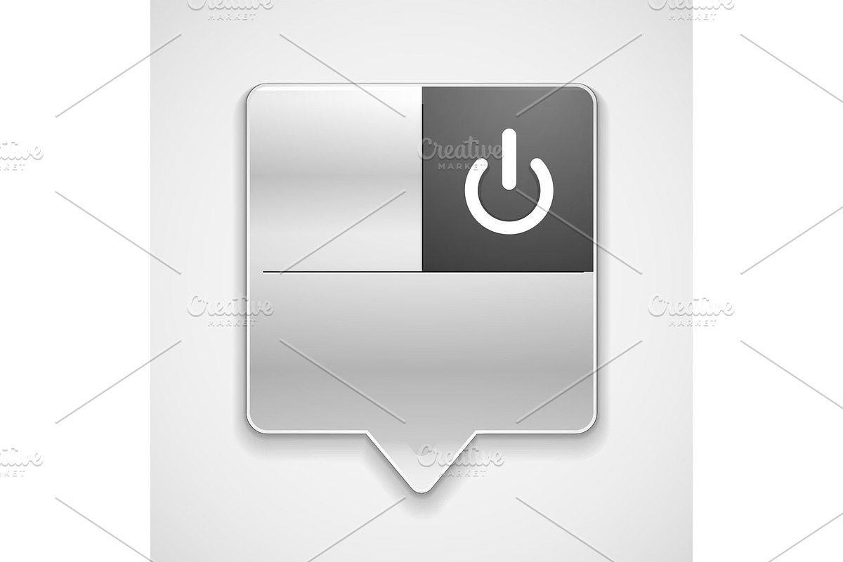 Start power button, ui icon design, on off symbol in Illustrations - product preview 8