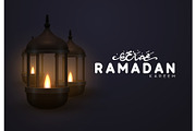 Vector Ramadan greeting card.