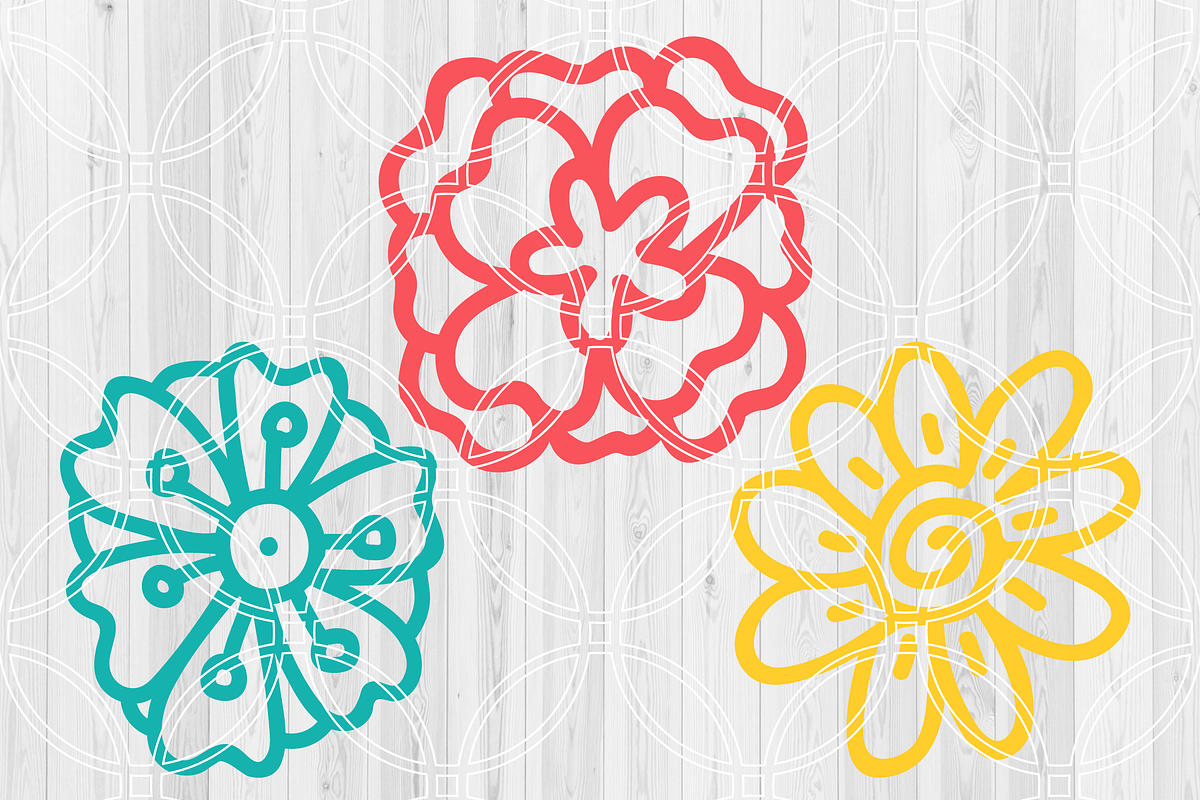 Download Hand Drawn Flower SVG Bundle | Custom-Designed ...