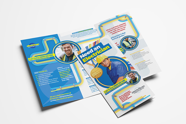 Electrician Trifold Brochure