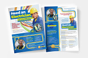 A4 Electrician Poster Template
