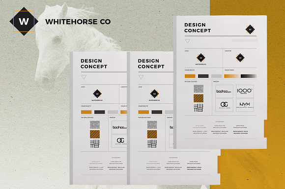 Mood Board - Whitehorse in Branding Mockups - product preview 2