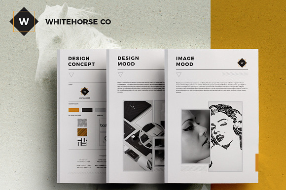 Mood Board - Whitehorse in Branding Mockups - product preview 5