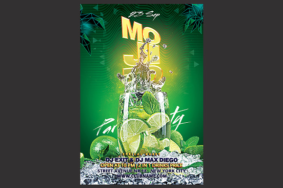 Mojito Flyer in Flyer Templates - product preview 1