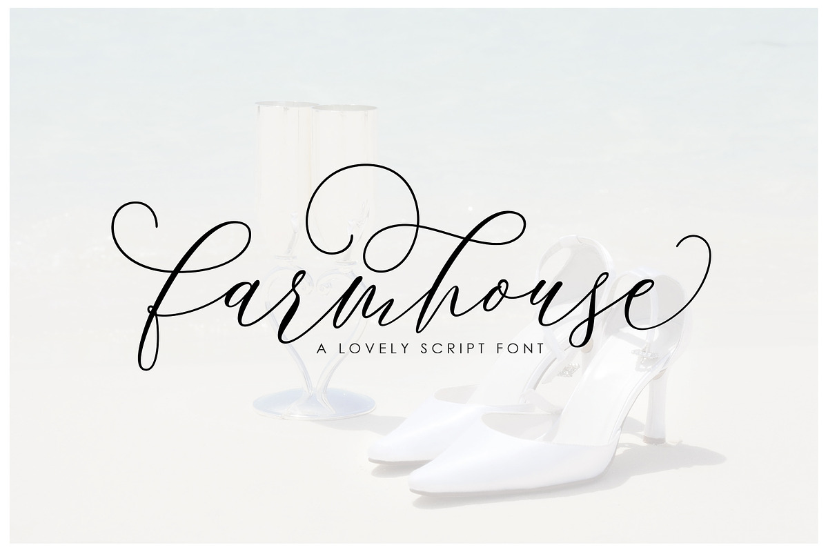 Farmhouse Script in Pretty Fonts - product preview 8