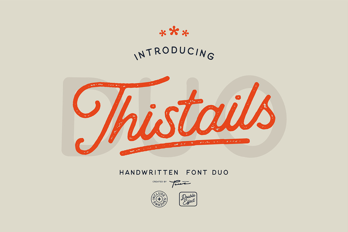 Thistails Font Duo in Urban Fonts - product preview 8