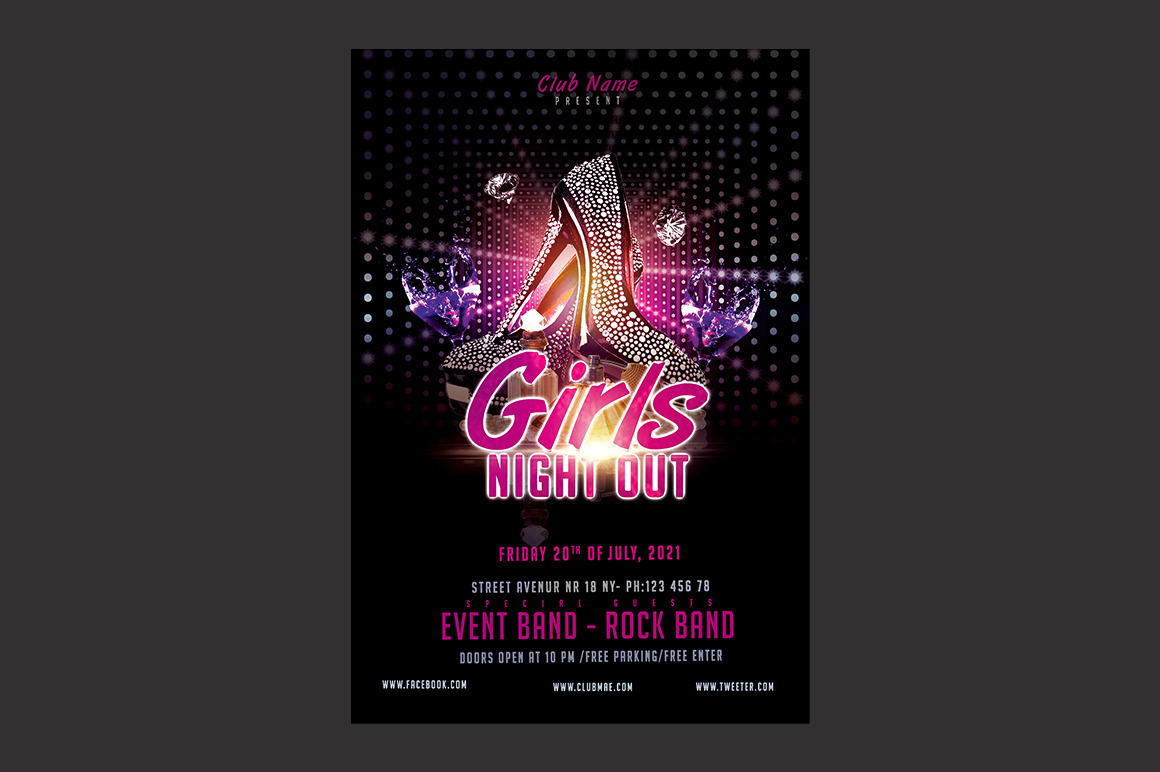 Girls Night Out Flyer | Creative Daddy