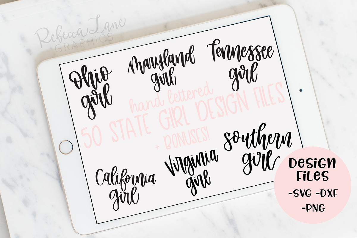 50 State Girl Design Files + BONUSES in Illustrations - product preview 8